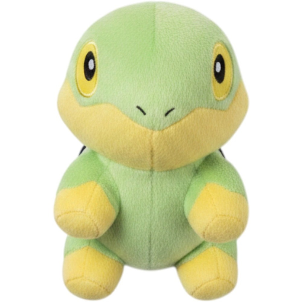 TOMY Pokemon Turtwig Plush Sinnoh Region Grass Type Stuffed Animal T18616 7 Inch